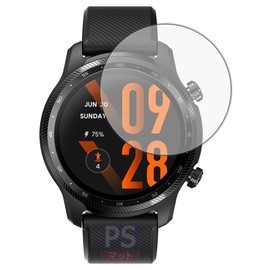 PDA Kobo TicWatch Pro 3 Ultra GPS-Compatible, PerfectShield Protective Film, 3 Pieces, Reflection Reduction, Anti-Fingerprint, Made in Japan