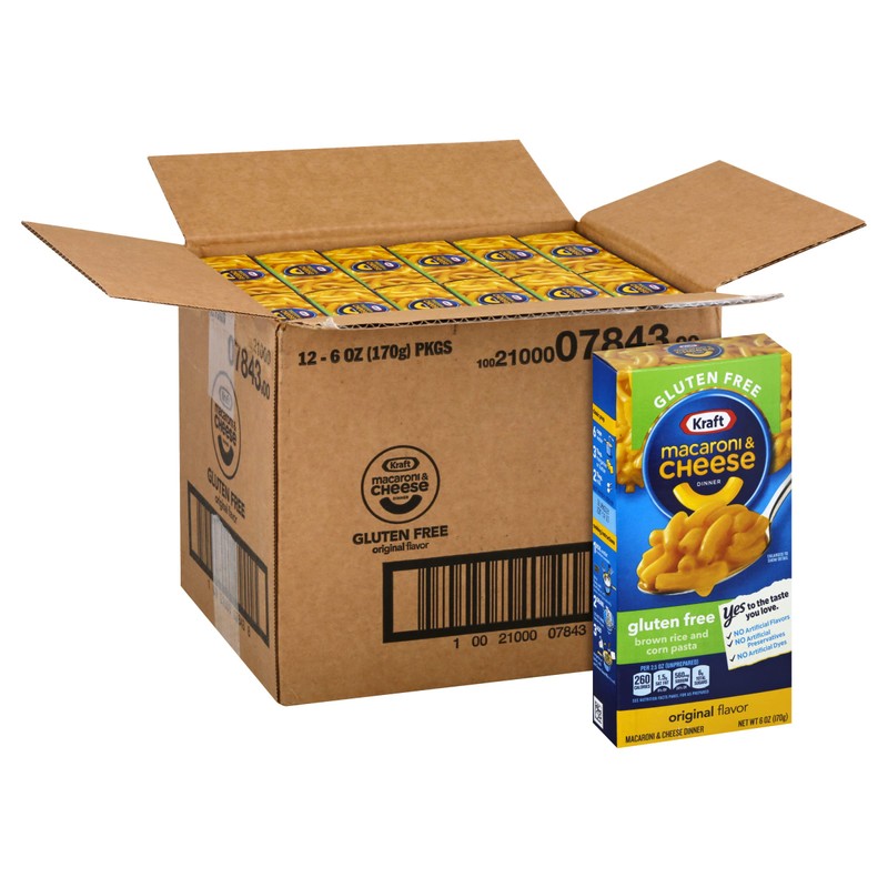 Kraft Gluten Free Original Macaroni & Cheese Dinner (12 ct