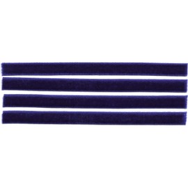 Vinyl Record Cleaning Strips [Colored/Color Royal Purple] 1/4-inch x 4-inch VPI Okki Nokki Clean Strip Set for 12-inch LP Record Album/Velvet = Cleaner LPs & Albums (4-Pack)