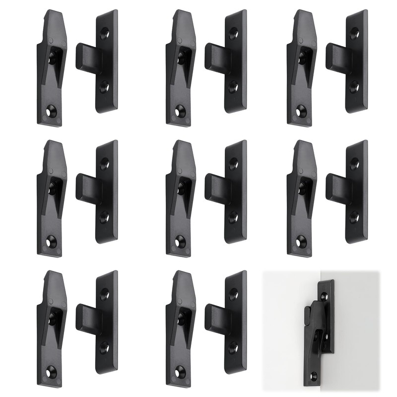 10 X Keku Drop On/Hook On Push in Plinth Fasteners