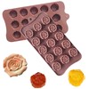 OMDBAGD 2 Pack Valentine's Day Silicone Molds Chocolate Candy Mold