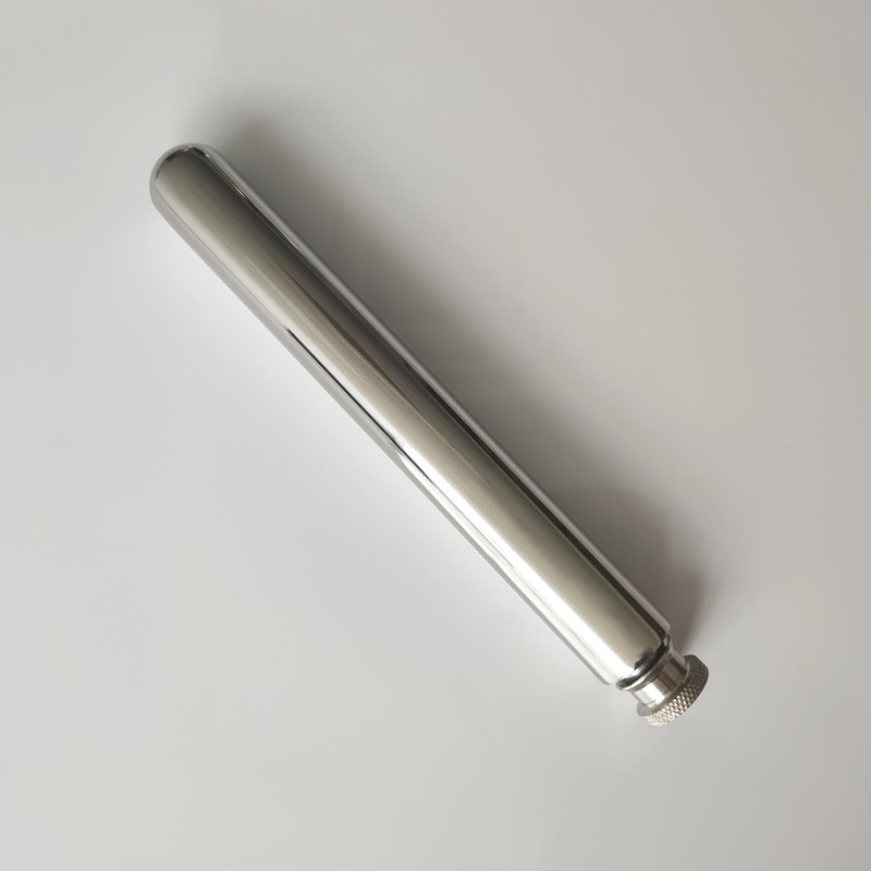 CNFLASK Stainless Steel 2oz Tube Flask Portable Mini Water Bottle