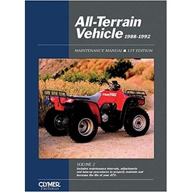 Clymer Pro Series All Terrain Volume 2 Maintenance Manual (1988-1992) Farmer Bob's Parts ATV2-1