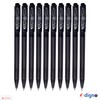 DIGNO Retractable Click Ballpoint Pens, BLACK, 1.0mm Medium Point, Pack