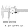 HDLNKAK Dial Caliper Shockproof Dial Caliper Precision Caliper with Watch