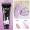 8 Pack Nail Gel Kit 15ml Glitter Builder Nail Gel