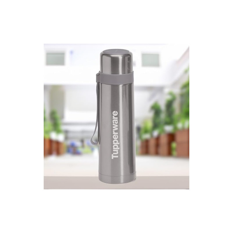 Tupperware Termo para Café de Acero Inoxidable 500ml Gris