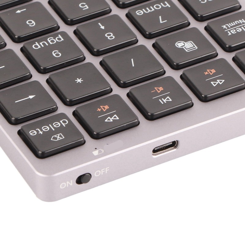 Bluetooth 3.0 Wireless Mechanical Numeric Keypad Notebook Desktop Computer Accessory