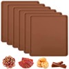 6 Pcs Silicone Dehydrator Sheets with Edge for 14" x