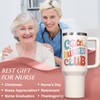 Fimibuke Best Nurse Gifts - 40 OZ Tumbler with Handle