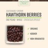 Organic Hawthorn Berries Whole, 1 lb. package