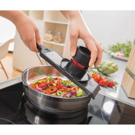 Gefu GE50440 Violi Vegetable Slicer, Adjustable, Black Plastic 32 x 9 x 5.5 cm