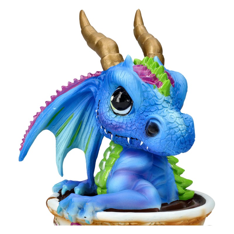 Dragon Figurine in Cup - Tea with Tom by Ruth
