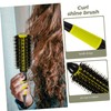DOITOOL Non-slip Handle Curling Comb Soft Bristles Roller Hair Brush
