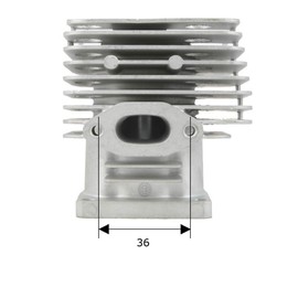 cylingcolors Cylinder + Piston + Segment Compatible with Brush Cutter Stihl FS120, FS180, FS200, FS250, FS202, FS350, FR350 Diameter 38 mm