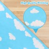 Blue Party Table Cloth Plastic Table Cover 274 x 137