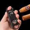 Cigar Cutter Guillotine V-Cut Cigar Cutter Cigar Punch with Key