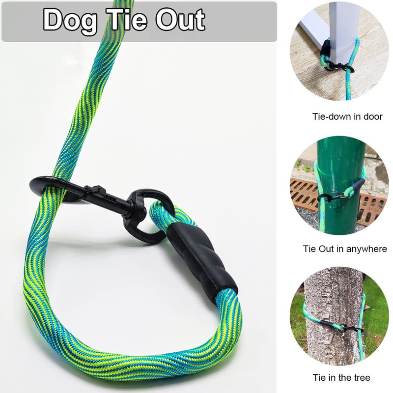 BTINESFUL 8ft 12ft 20ft 30ft 50ft 75ft Dog Tie-Out Long