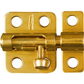 NATIONAL/SPECTRUM BRANDS HHI N213-405 2-Inch Bright Brass Barrel Bolt