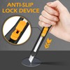 Lanties 300 Pcs Box Cutters Retractable Utility Knife Office Supplies