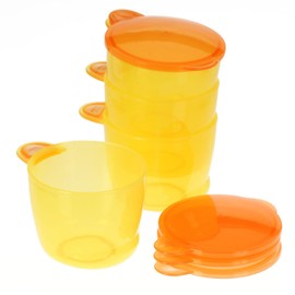 Vital Innovations 492009 03 Baby's First Snack Bowl, Set of 4 Orange