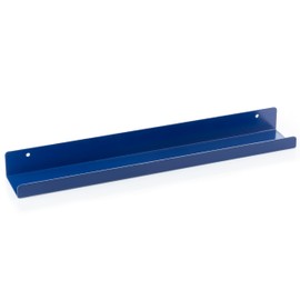 MÖNKE Vinyl Record Shelf - A Display Shelf Made of Sleek Metal - A Wall Mount Display for Your Favorite or Now-Playing Records -This Vinyl Record Holder Fits All Records (Blue)