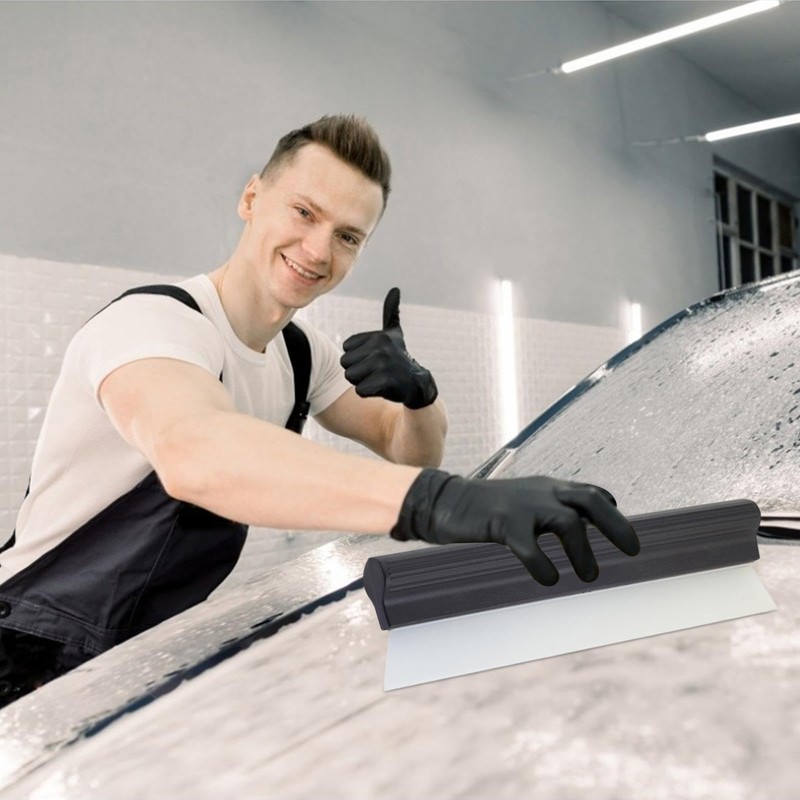 Car Window Squeegee | Flexible Car Water Scraper Tool |