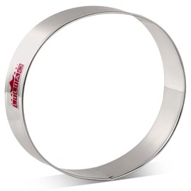 LILIAO Number 0 / Egg Cookie Fondant Biscuit Cutter for Birthday/Anniversary/Special Day - 3.9 x 3.6 inches - Stainless Steel