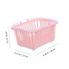 KOMBIUDA 3pcs Small Storage Baskets with Handles Versatile Organizers for