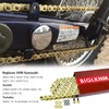 BIGLKNM 525 X-Ring Motorcycle Chain 122 Links with Connecting Master
