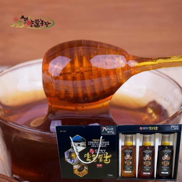 [Half Club/Warm Uncle] Mungyeong Heeyang Garden Farm Yakdol Honey Gift Set 500g x 3 pieces, single item