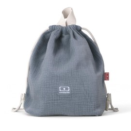 monbento - MB Buddy Blue Kids Backpack for Girls and Boys - Meal and/or Snack Transport Bag - Ideal for School/Park