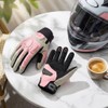 mjmoto Women's Motorcycle Gloves Pink M