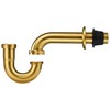 18 Gauge Solid Brass P-Trap 1 1/4” OD, Heavy Duty
