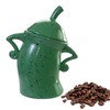 GUAOOYY Canister with Attitude, 27OZ Plastic Coffee Canister with Lid,