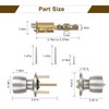 Privacy Door Knob with Lock, Interior Door Knob for Bedroom