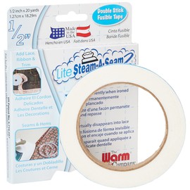 Warm Company Steam-A-Seam Warm Company Lite Steam-A-Seam 2 Double Stick Fusible Web: 1/2x20 Yds
