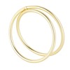12pcs Spiral Napkin Rings Matte Gold Electroplating Prevent Fading Table