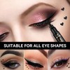 4Pcs Erinde Double-headed Liquid Eyeliner Stamp Pen Set, Eye Liners