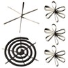 SquEqu 10 Pack Mosquito Coil Holder Grid Pad Coil Incense