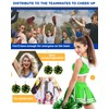 Remuuly 40 Pcs Cheer Pom Pom Keychain Cheerleader Gifts Cheerleading