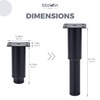 Btowin VCF 3.2-5.2 Inch / 8-13cm Adjustable Metal Furniture Legs,