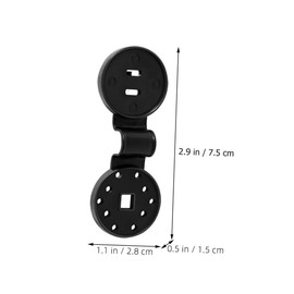 BESPORTBLE 20Pcs Shade Cloth Heavy Duty Lock Grip, Shade Cloth Fasteners Shade Cloth Fix Plastic Clamp Round Plastic Black Clips for Sun Shade Net for Greenhouse Outdoor Garden