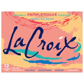 LaCroix La Croix Water Sparkling Grapefruit 12 Pack 12 oz (Pack of 2)