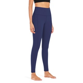 Fengbay High Waist Fleece Lined Leggings Thermal Warm Yoga Pants with Pockets Workout Pants