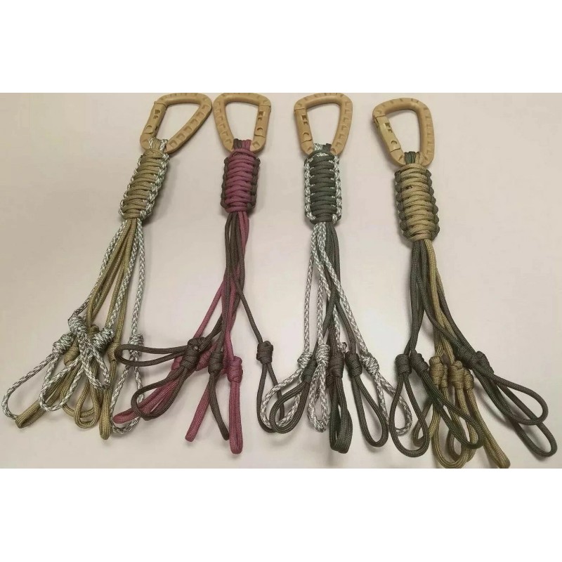 550 Paracord Cobertizo Bolso Correa Portador Cuernos Alces Cobertizos Ciervos
