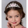 Amariver Princess Tiara Pink Crystal Tiara Crown Pink Rhinestone Princess