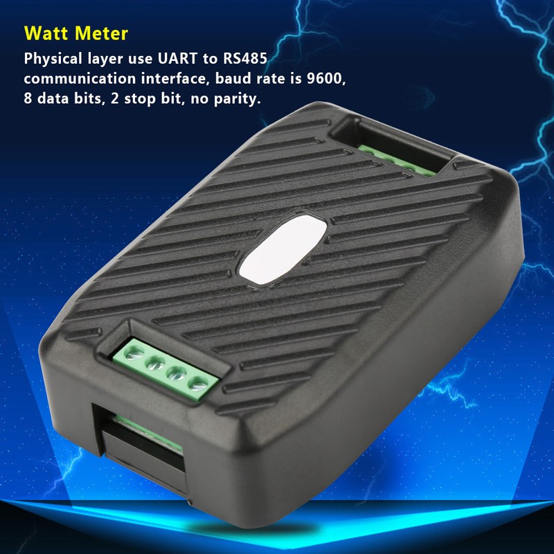 PEACEFAIR PZEM‑017 DC Voltage Current Power Energy Consumption Meter Communication