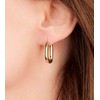 Traveller Creole Earrings Stainless Steel Various Colours, Stainless Steel