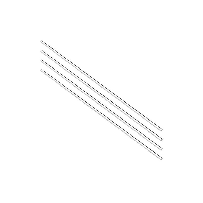 sourcing map Acrylic Round Rod,Clear,3mm Diameter 10inch(247mm) Solid Plastic PMMA